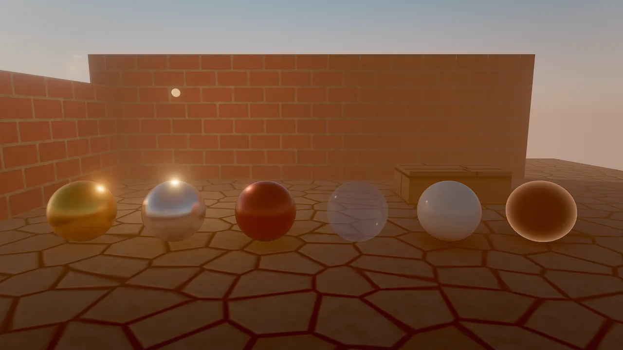 Courtyard at aperture 1.4
