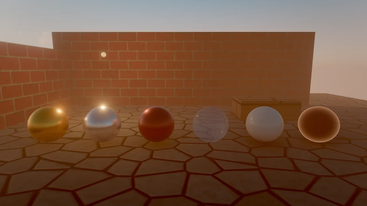 Courtyard at aperture 0