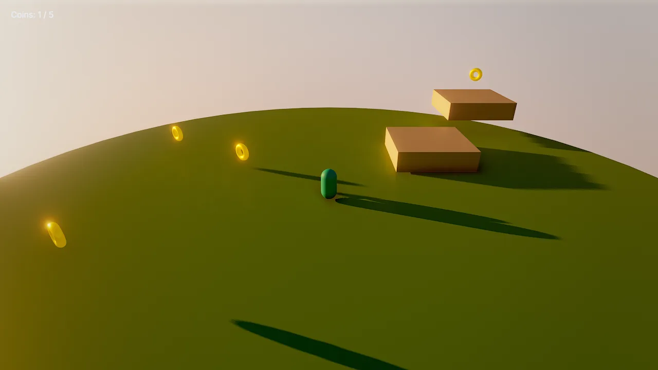 Coin Run being played