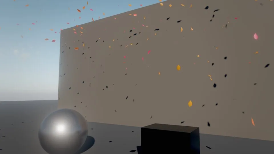 Falling leaves