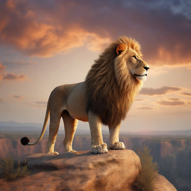 SDXL lion